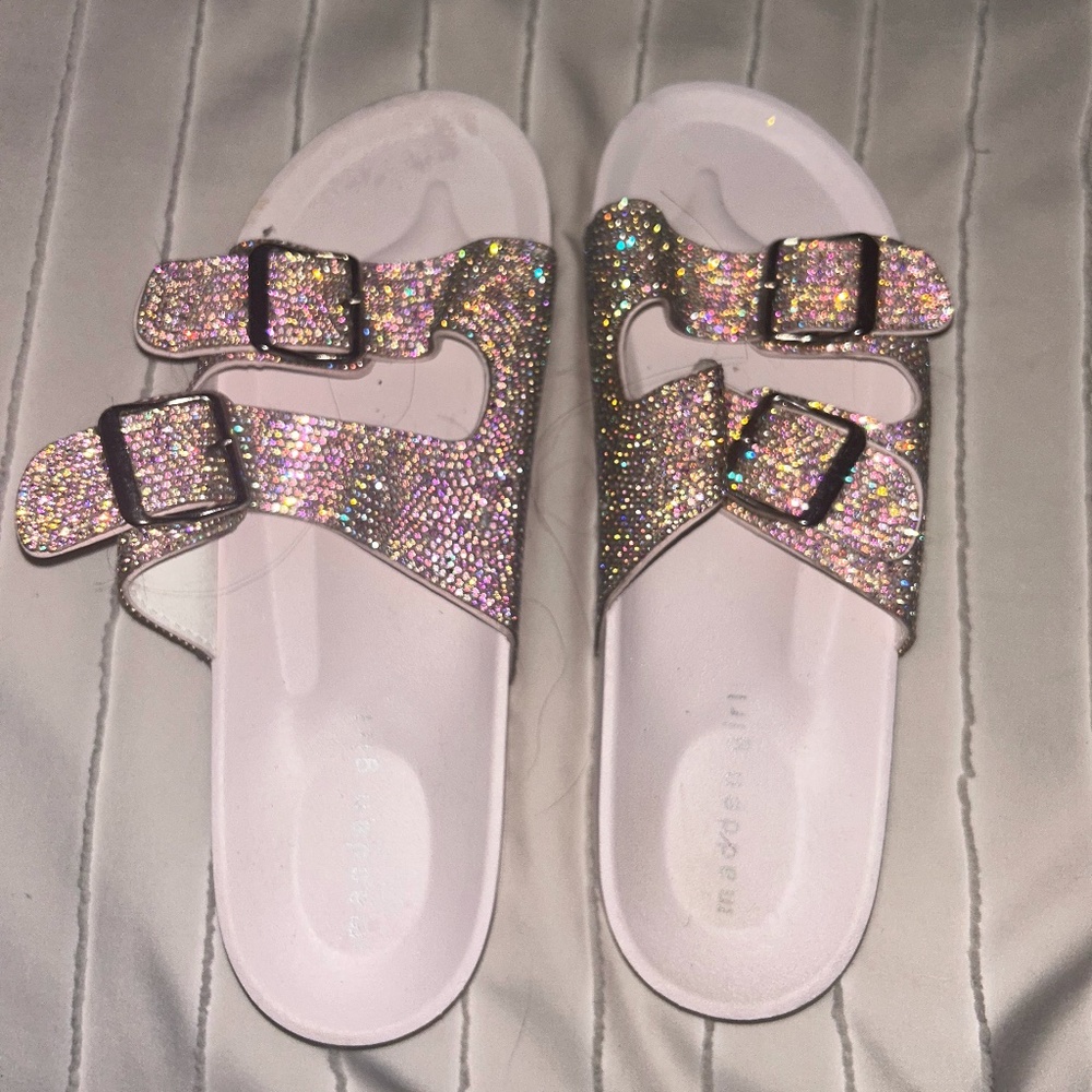 sparkle rhinestone sandals